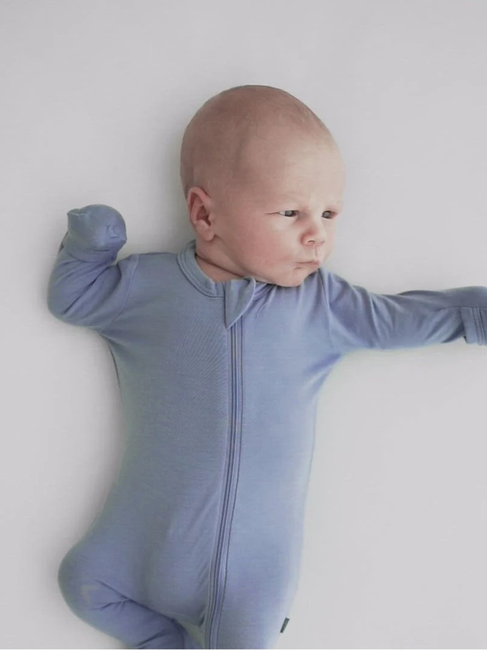 KYTE Baby Pajama Slate Blue 12-18 Mnths
